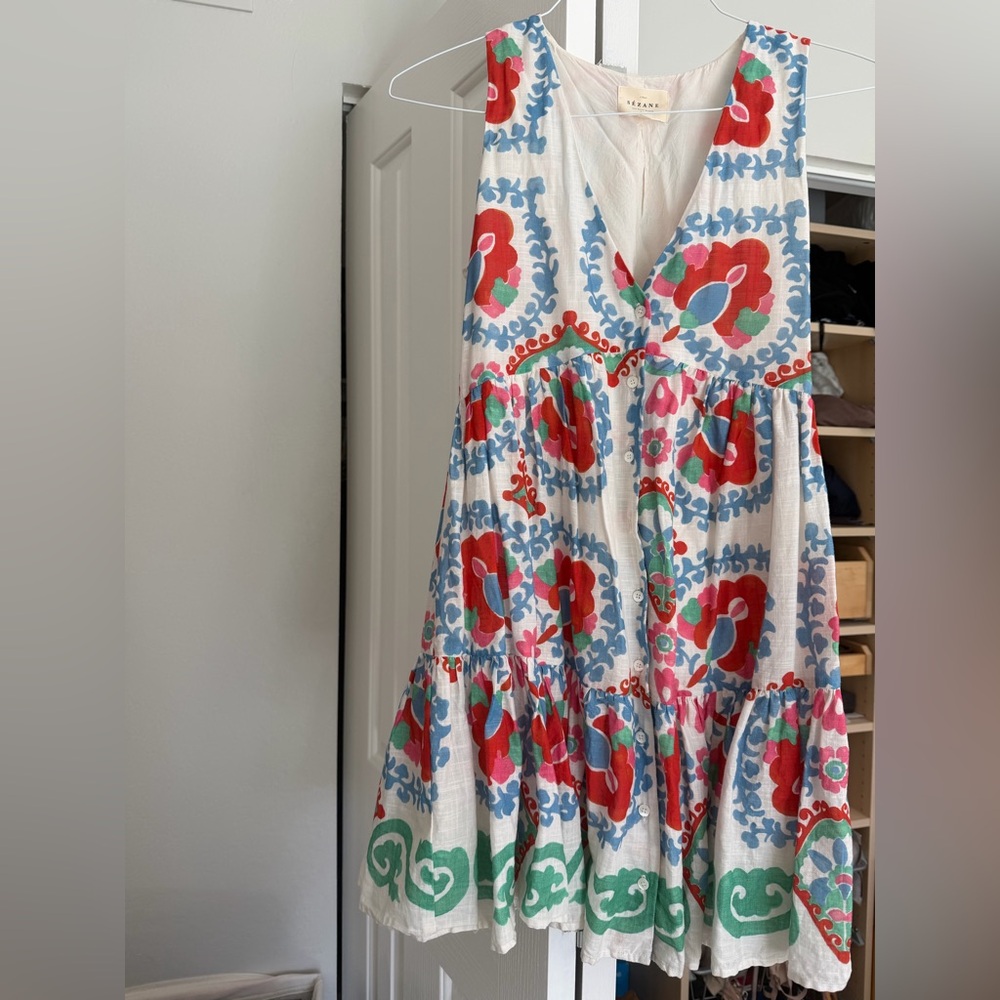 Sezane Tonya Dress Brieno - Size 4